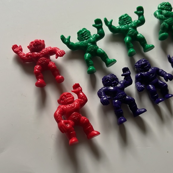 Lot Of 10 Weird Ball Flyweight Wrestlers / MUSCLE / 1986 - Picture 2 of 5